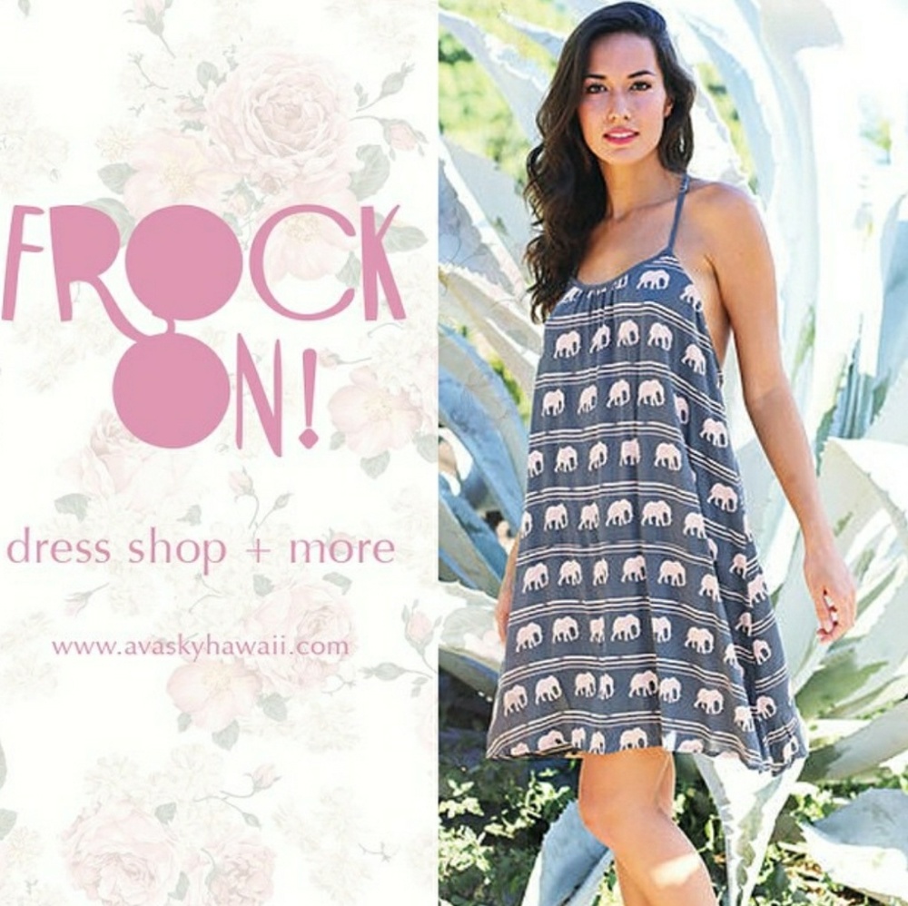 Ava Sky / Fighting Eel Elephant Dress